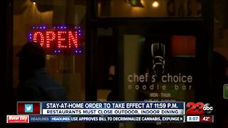 Stay-at-home order takes effect at 11:59 p.m.