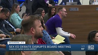 Sex ed debate disrupts board meeting