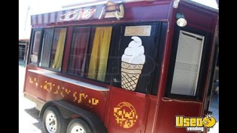 Well Equipped - 2018 7' x 16' Ice Cream Trailer | Concession Food Trailer for Sale in Illinois