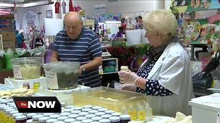 Horse-radish stand is Broadway Market hot spot