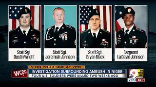 Investigation surrounding ambush in Niger