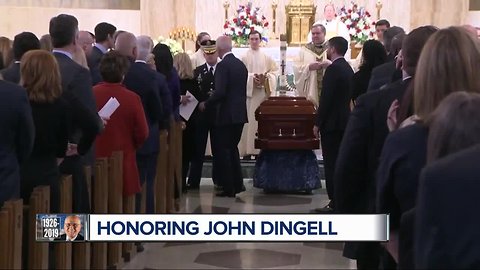 Funeral for longest-serving Congressman John Dingell in Dearborn