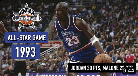 Throwback NBA All-Star Game 1993. East vs West - Full Game Highlights HD