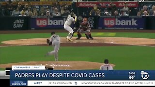 Padres play despite COVID19 cases