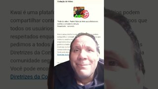 kwai censura vídeo do Canal Monarquia Livre