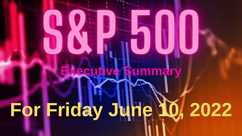 Daily Video Update for Friday, June 10, 2022. Executive Summary