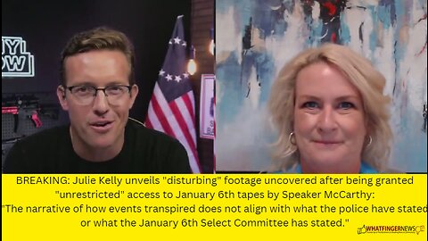 BREAKING: Julie Kelly unveils "disturbing" footage uncovered after being granted "unrestricted"