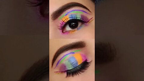 Creative Eye Art Makeup Design #shorts #short #viral #makeup #trending #fyp #eyemakeup #eyeshadow