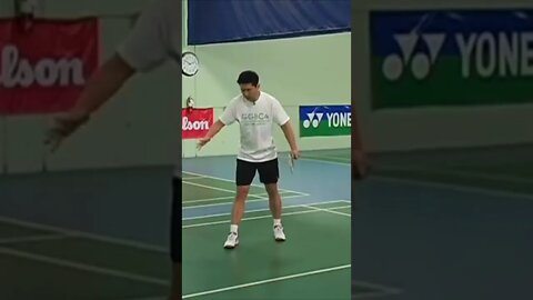 Serve Receive Tips featuring Kevin Han (13-time U.S. National Badminton Champion) #shorts