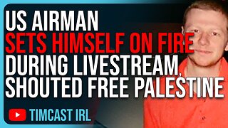 US Airman Set Himself ON FIRE During Livestream, Shouted Free Palestine