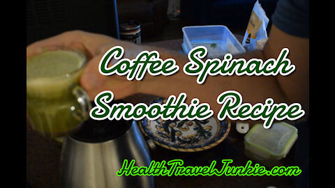 Coffee Spinach Smoothie Recipe