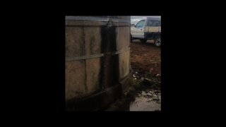 Mt Gambier - leaking concrete water tank repair process -
