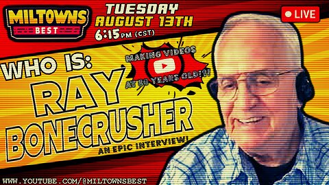 🔴Who is Ray Bronecrusher? An Awesome Content Creator in his 80's! Under the Learning Tree!