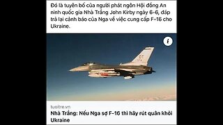 "NHÀ TRẮNG*-*NẾU NGA SỢ F-16 THÌ HÃY RÚT QUÂN KHỎI UKRAINE"#shorts