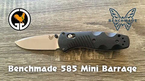 Benchmade 585 Mini Barrage Full Review