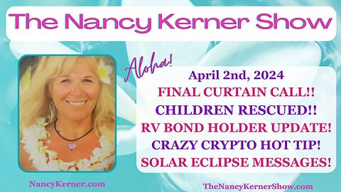 Final Curtain Call - Children RESCUED - RV Update - Crazy Crypto Hot Tips - Solar Eclipse Decoded