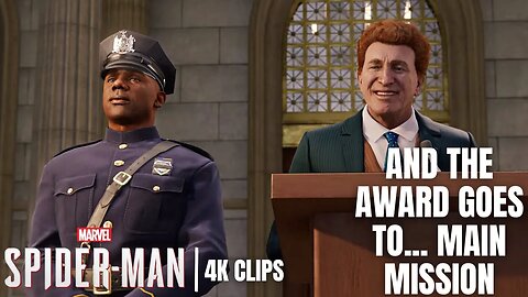 And The Award Goes To... Main Mission | Marvel's Spider-Man 4K Clips