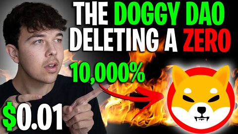 SHIBA INU COIN THE DOGGY DAO RELEASE DELETES A ZERO 🔥 SHIB PRICE PREDICTION 🚨