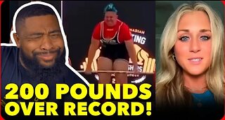 Riley Gaines BLASTS TRANS Power lifter After He BROKE Womens Record By 200 POUNDS