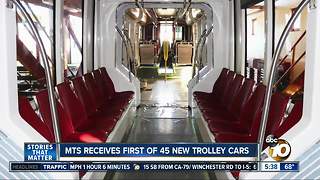 MTS receives new trolley cars