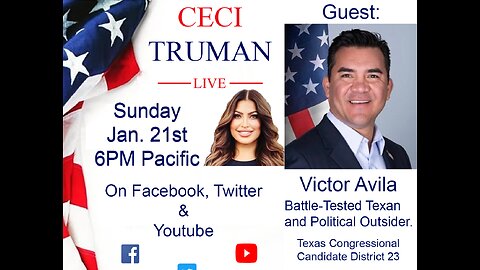 1-21-2024 Ceci Truman Live with guest Victor Avila