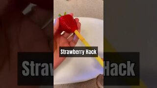 Fruits hack strawberry 🍓,👌👍🤝 #shorts #tips #knowledge #foryou #diy #fruit #strawberry