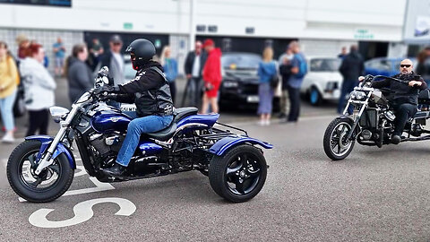 Doncaster Classic Cars Show - 3 wheels motorbike