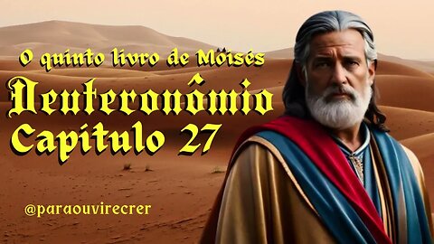 Deuteronômio 27 Bíblia Sagrada #144 Com legenda @paraouvirecrer Resumo do capítulo na descrição.