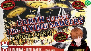 🌎 Earth vs The Flying Saucers (1956) 🛸| Movie Sign!!!