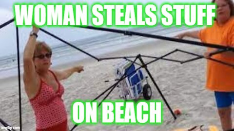 Helios Blog 184 | Crazy Old Lady Assaults a Man for Claiming His Own Property on the Beach