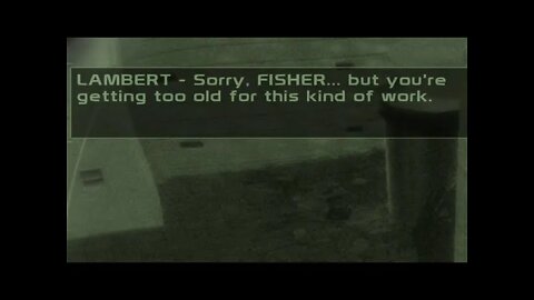 Splinter Cell Chaos Theory "You're Getting Too Old For This Kind Of Work" #Shorts