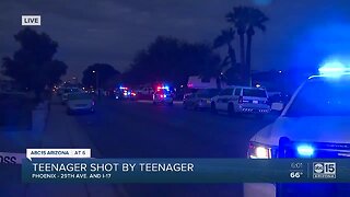 Teen accidentally shot in North Phoenix