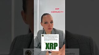 XRP COMMUNITY! #crypto #viral #cryptocurrency #cryptotiktok #shorts #xrp #xrpnews #xrpledger #xrpl