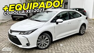 NOVO TOYOTA COROLLA XEI 2.0 FLEX 2023 COM ACC, MAIS SEGURO, MAIS EQUIPADO E COM NOVA MULTIMÍDIA!