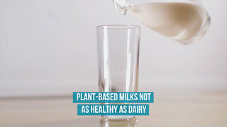 Plant-based milks not as healthy as dairy
