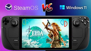 The Legend of Zelda: Tears of the Kingdom Yuzu / Yuzu EA | Steam Deck | Windows 11 vs Steam OS