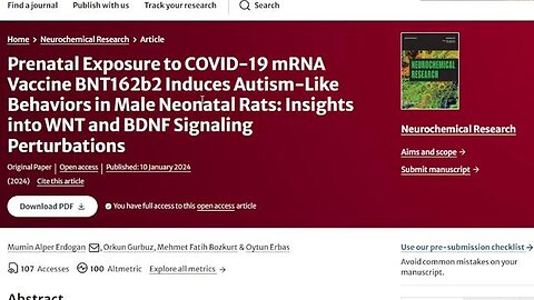 mRNA & Pregnancy - New Turkish Study: Massive RED FLAG!!