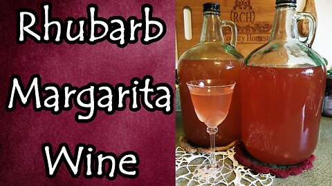Rhubarb Margarita Wine