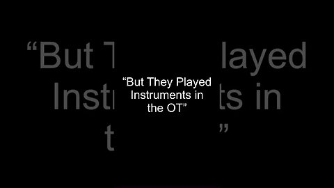 they Played Instruments in The Old Testament #shorts