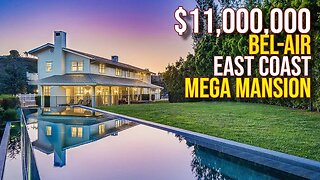 Inside $11,000,000 BEL AIR East Coast Traditional Mega Mansion