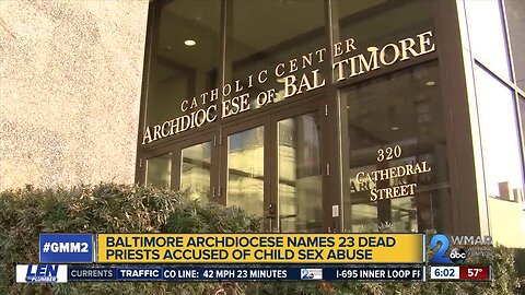Baltimore Archdiocese names 23 deceased priests accused of abuse