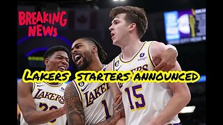 Lakers Announce Starting Lineup For 2023-2024 Season