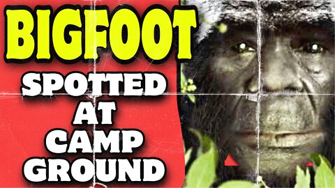 BIGFOOT spotted at CAMPGROUND