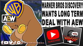 Warner Bros Discovery Wants Long Term Deal with AEW | Clip from Pro Wrestling Podcast Podcast #aew