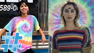 Selena Gomez & Paris Jackson Bring Back The 60’s With Tye Dye Fashion Trend! | Trending Topics!