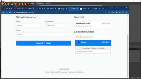 fazendo doacao bitcoin pra paypal usando coinpayments