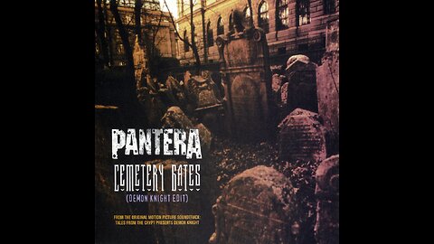 Pantera - Cemetery Gates (Lyrics)