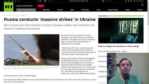 Russia conducts ‘massive strikes’ in Ukraine