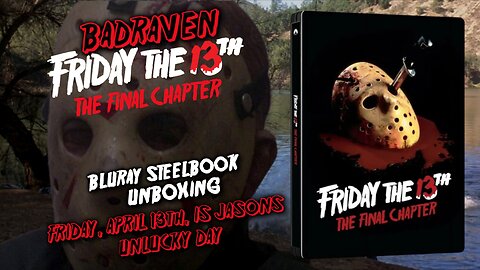 Friday The 13th Part 4 Steelbook Bluray Unboxing