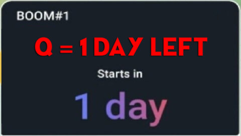 Boom' - Shtf On 9/11 - Q = 1 Day Left